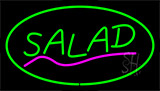 Green Salad Green Border LED Neon Sign