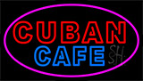 Double Stroke Cuban Cafe LED Neon Sign