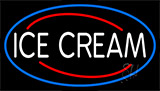 White Ice Cream LED Neon Sign