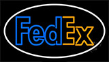 Fedex Logo With LED Neon Sign