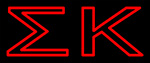 Sigma Kappa LED Neon Sign