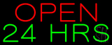 Open 24 Hrs LED Neon Sign