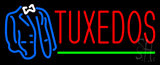 Tuxedos Logo Green Line LED Neon Sign