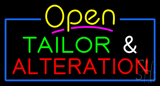 Open Tailor And Alteration LED Neon Sign