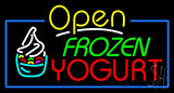 Open Frozen Yogurt LED Neon Sign