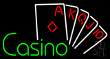 Casino With Cards LED Neon Sign