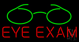 Red Eye Exam Green Glass Logo LED Neon Sign