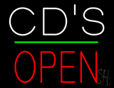 Cds Open Block Green Line LED Neon Sign