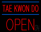 Tae Kwon Do Block Open LED Neon Sign