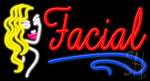 Facial LED Neon Sign