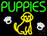 Puppies LED Neon Sign