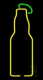 Yellow Beer Bottle LED Neon Sign