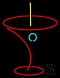 Martini Glass Bar LED Neon Sign