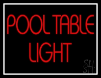 Pool Table LED Neon Sign