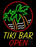 Tiki Bar Open LED Neon Sign