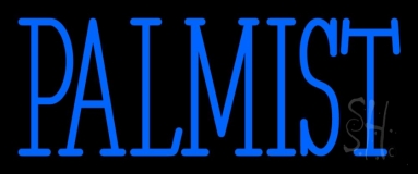 Blue Palmist Block LED Neon Sign