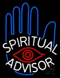 White Spiritual Advisor LED Neon Sign