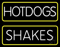 Hotdogs Shakes LED Neon Sign