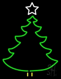 Christmas Tree Logo LED Neon Sign