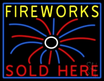 Fireworks Sold Here LED Neon Sign