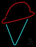 Simple Ice Cream Cone LED Neon Sign