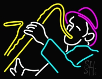 Man With Saxophone LED Neon Sign