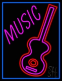 Music Guitar LED Neon Sign