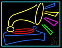 Record Player LED Neon Sign