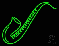 Saxophone Logo LED Neon Sign