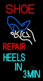 Shoe Repair Heels In 3 Min LED Neon Sign