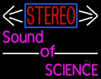 Stereo Sound Of Science LED Neon Sign