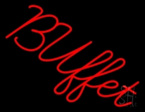 Cursive Buffet LED Neon Sign