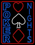 Poker Nights Game Bar Pub Gift LED Neon Sign