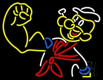 Popeye LED Neon Sign