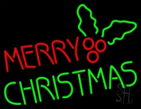 Red Merry Green Christmas LED Neon Sign
