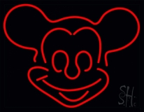 Red Mickey LED Neon Sign