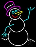 Snowman LED Neon Sign