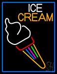 Fancy Ice Cream Cone LED Neon Sign