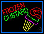 Frozen Custard With Logo LED Neon Sign