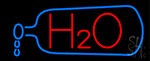 H2o Drinking Water LED Neon Sign