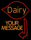 Custom Dairy With Arrow LED Neon Sign