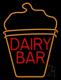 Dairy Bar With Logo LED Neon Sign