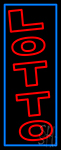 Vertical Double Stroke Lotto LED Neon Sign