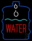 Red Water In Bottle LED Neon Sign