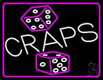Dice Craps 2 LED Neon Sign