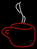 Hot Coffee Glass LED Neon Sign