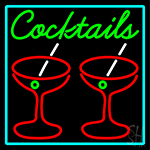 Cocktail Glass LED Neon Sign