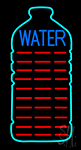 Red Water In Bottle LED Neon Sign