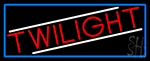 Twilight With Blue Border LED Neon Sign