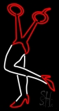 Scissor Logo LED Neon Sign